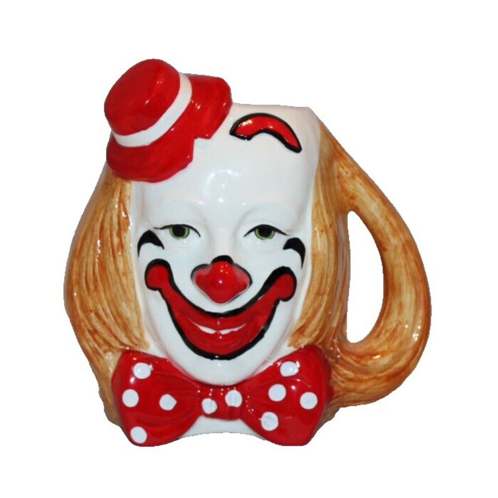 vintage 1983 Joey The Clown signed & numbered clown mug Chuck Oberstein artist